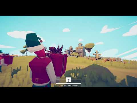 Beating TABS Challenge campaign with only Present Elves