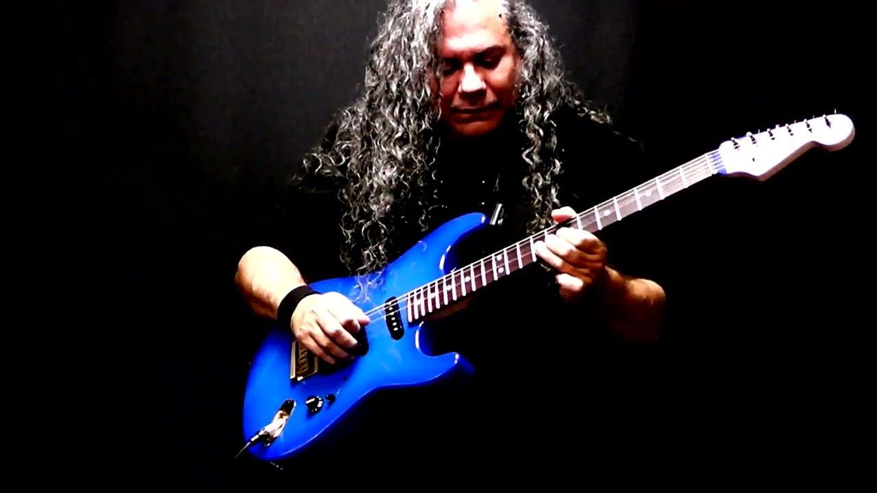 Panos A Arvanitis - A dream come true Charvel Custom Shop Jake E.Lee Blue burst USA