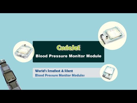 CurieJet® Wearable Silent Blood Pressure Monitor Module