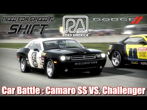 Retro Racing Games : Need For Speed Shift - Car Battle : Camaro SS VS. Challenger