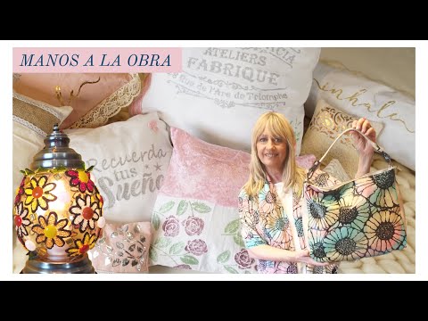 Manos a la Obra Tv 2022 Programa 30 Almohadones  - Lampara con Gemas  - Pintar Bolso de cuero