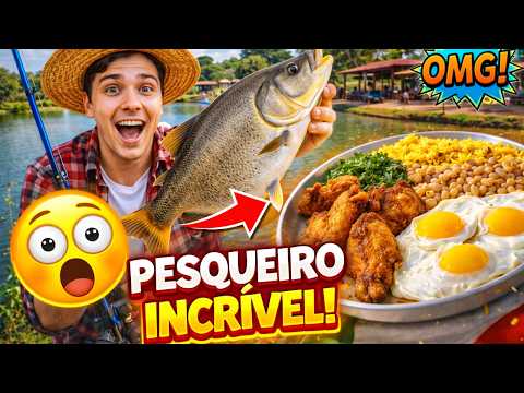 😱 ENCONTREI UM PESQUEIRO INCRÍVEL! Pesqueiro Nascente do Ipê em Caturaí GO