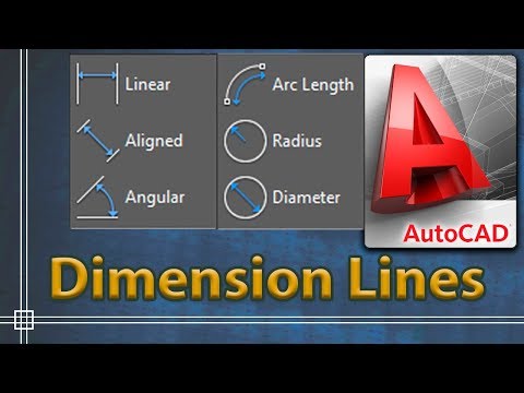 AutoCAD Basics Edit Dimensions Simple Tutorial PART 1