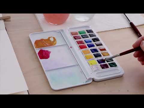 Watercolour Doodling with Shayda Campbell using Aquafine Watercolour