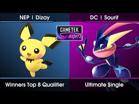 Gametek Night 2023.01 - Dizay (Pichu) Vs. Sourif (Greninja,Ryu) SSBU Ultimate Tournament