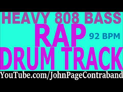 Heavy 808 Bass Rap Hip Hop Drum Loop Track