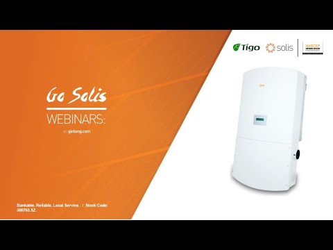 Go Solis 2020 Webinar #6; Solis and Tigo TS4 - YouTube