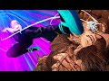 Spider Gwen Spidey 2099 VS Steampunk Vulture Spider Man Across The Spider Verse CLIP