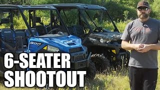 6-Passenger SxS Shootout: Polaris VS Can-Am
