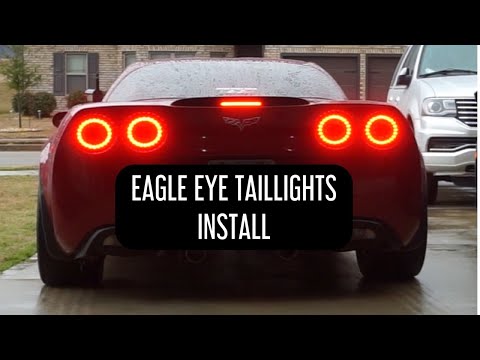 EAGLE EYE TAILLIGHTS INSTALL FOR C6 CORVETTE