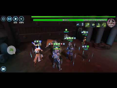 SWGOH - cRancor - P1 - Rey with clones