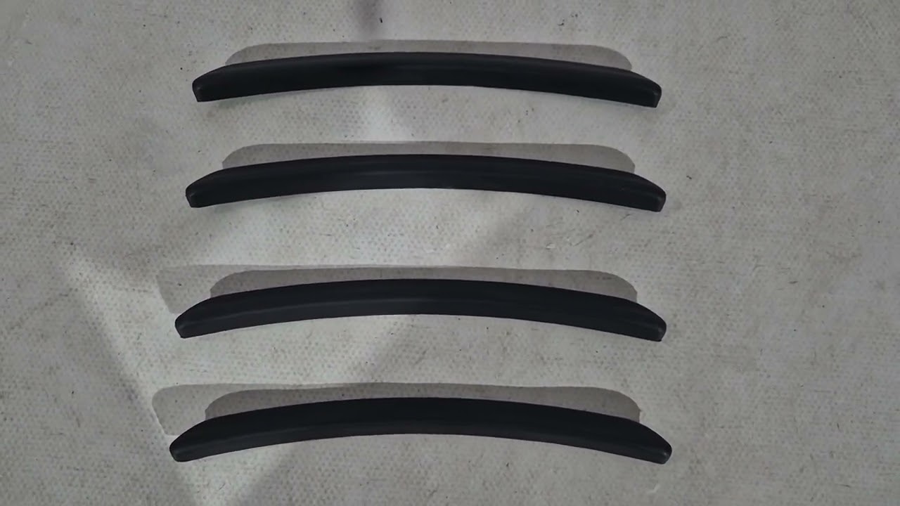 Універсальні накладки на арки DPT (4 шт, чорні) Video 1