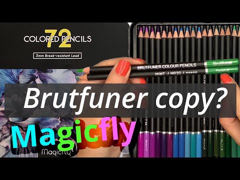 Magicfly colored pencils, they look like Brutfuner but do they perform the same?