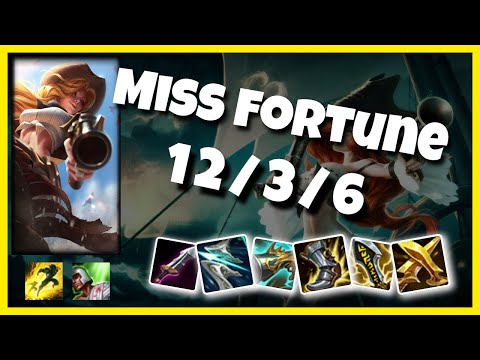 Miss Fortune Bot Lane 11.1 Challenger Gameplay Replay S11 (12/3/6) - OCE