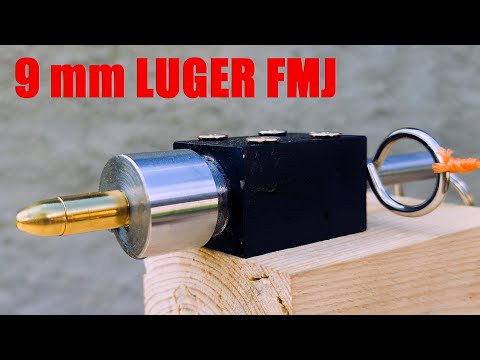 Exploding OUTSIDE a Gun BARREL.  9mm Luger FMJ.
