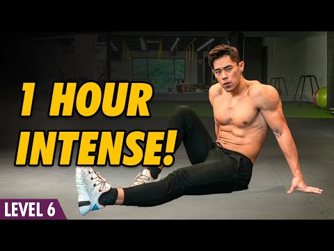 1 Hour Bodyweight Endurance | Cardio & Weightloss (Level 6)