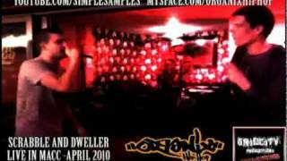 Scrabble & Dweller - Live In Macc -- Ronnies Bar 8/4/2010 - GRIDCITY PRODUCTIONS --Organix Hip Hop