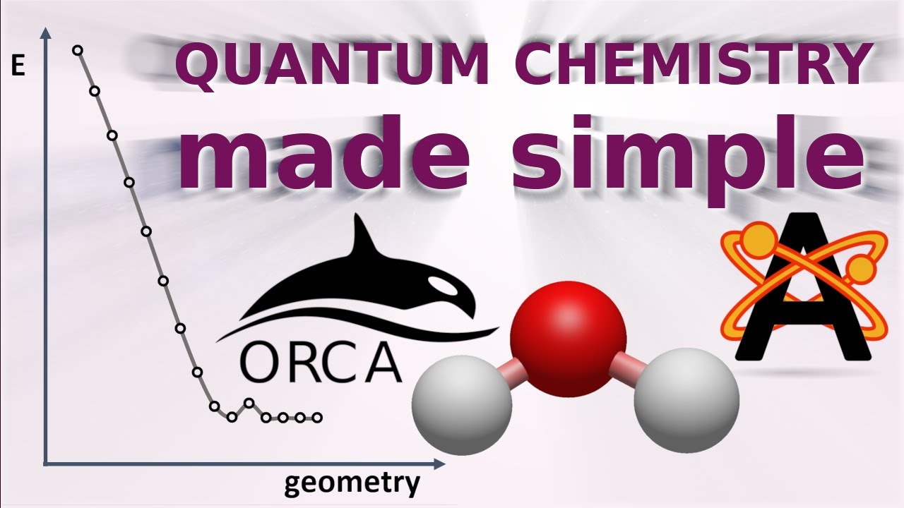 [ORCA tutorial] H₂O geometry optimization in under 10 mins (2021) [ENG SUB]
