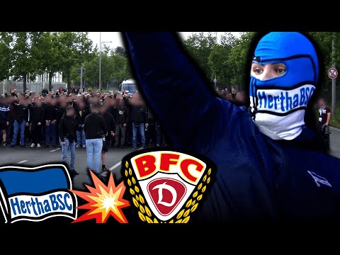 Trouble between Hertha and BFC Dynamo!