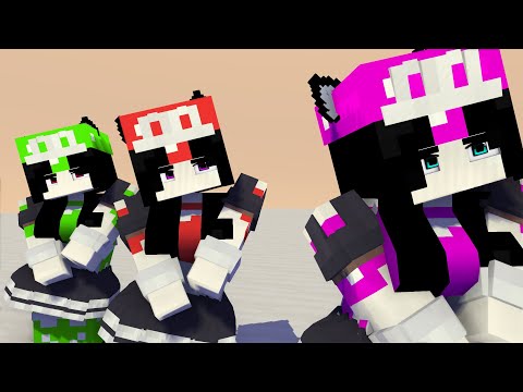 TUTU SUPER IDOL FIRST MEET ELEMENTAL SADAKO APHMAU'S FRIENDS - MINECRAFT ANIMATION #shorts