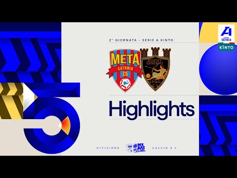 Covei Meta Catania-Ecocity Genzano 5-4 | Goals and highlights | Matchday 2 | Serie A KINTO 2025/2026