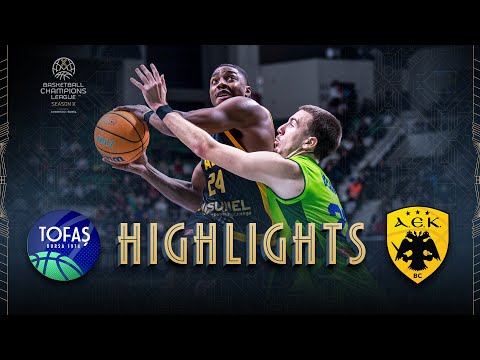 Tofas Bursa v AEK BC | Round of 16 | Highlights | #BasketballCL 2025-26