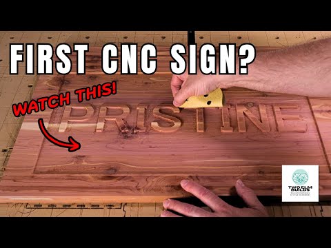 Start Here! Make Your First CNC Sign with VCarve Pro