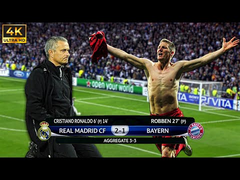 The Night The Bernabéu Cried: Real Madrid vs Bayern 2012 UCL Semi-Final Highlights (4K)