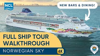Norwegian Sky Ship Tour | Deck by Deck Walkthrough, Menus, Staterooms, Tips | NCL Sky