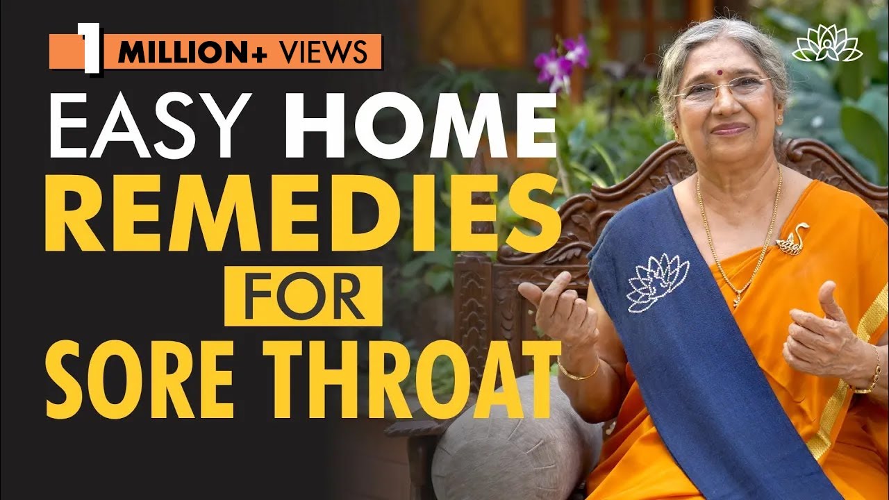 Yogic Home Remedies for Sore Throat | Dr. Hansaji Yogendra
