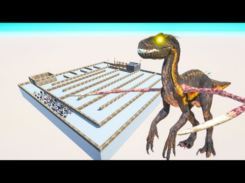 Escape From Alien Indoraptor - Last Survivor - Animal Revolt Battle Simulator