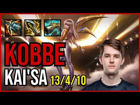 KOBBE - KAI'SA vs EZREAL ADC - EUW Grandmaster - Patch 11.5 QUADRAKILL
