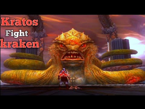 God Of War || : Gameplay Pt31 (AetherSX2) Ps2 Emulater - Kratos 🆚 Kraken Boss Fight