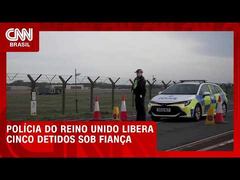 Polícia do Reino Unido libera detidos sob fiança após prisões em base aérea | CNN 360º