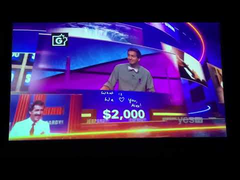 Jeopardy, intro with NEW GUEST HOST - Sam Stapleton Day 2 (2/22/21)