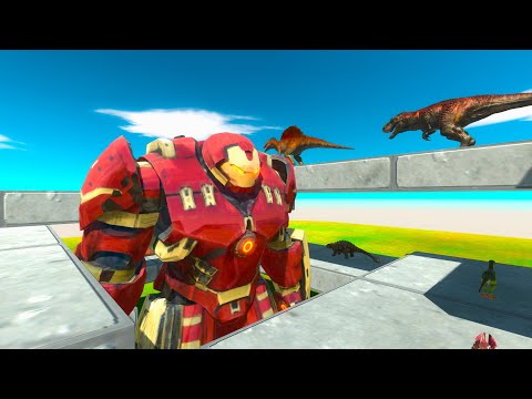 FPS AVATAR RESCUE MISSION HULKBUSTER DEATH TRAP - Animal Revolt Battle Simulator