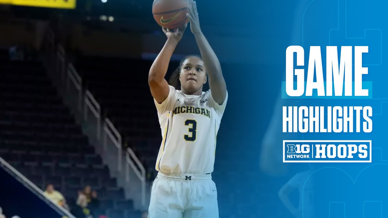 Oakland at Michigan | Highlights | Big Ten Women's Basketball | 11/17/2024