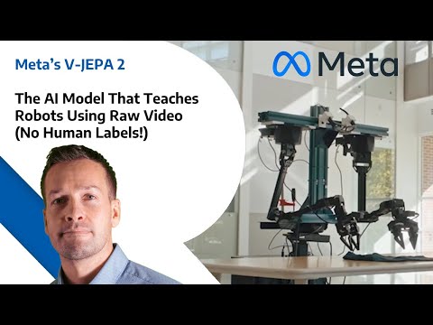 Meta’s V JEPA 2 - The AI Model That Teaches Robots Using Raw Video No Human Labels!