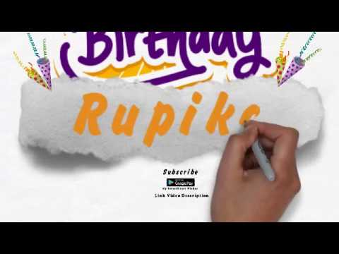 Happy Birthday Rupika