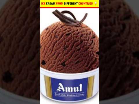 ice creams from different countries🍦#shorts #youtubeshorts #viral #icecream