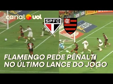 RAFAEL FAZ GRANDE DEFESA E, NO REBOTE, FLAMENGO PEDE PÊNALTI NO ÚLTIMO LANCE DO JOGO! VEJA