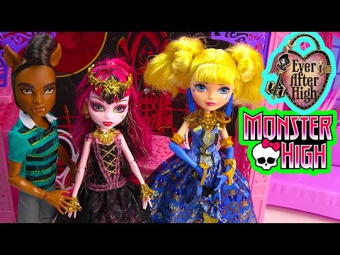 Nostalgia Video: Monster High Draculaura Ever After High Blondie Lockes Thronecoming