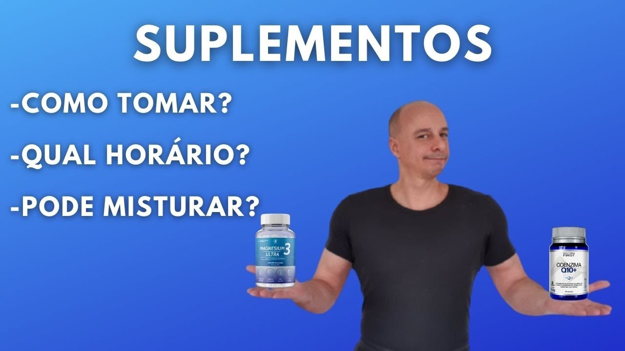 SUPLEMENTOS: Quando Tomar? Qual Horário? Pode Misturar? || Dr. Moacir Rosa