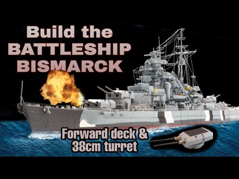 Build the battleship bismarck..Part 1 decking & turret.