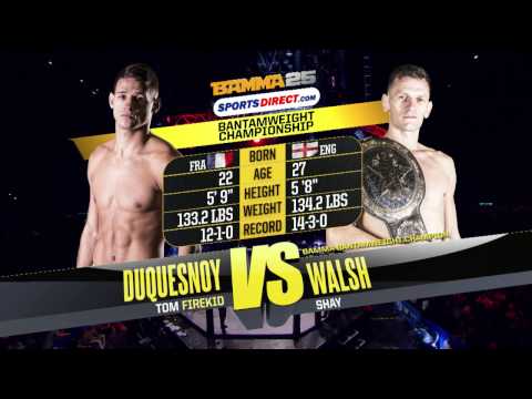 Tom Duquesnoy vs Shay Walsh full fight