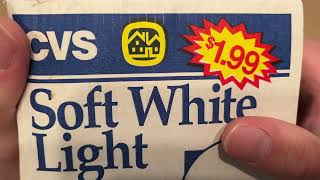 CVS 100 Watt Soft White Incandescent Light Bulbs