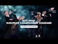 2023 WDSF European Championship Standard | Quarterfinal, Semi-final and Final