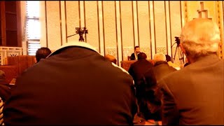 تلاوة وأذان الجمعة للشيخ معروف الشريف من مسجد الملك المؤسس بعمان - 2014