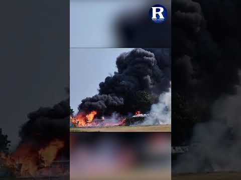 Gudang Rongsok di Kota Cirebon Kebakaran