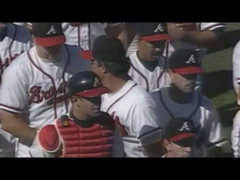 MON@ATL: Braves get final out, clinch 1996 NL East